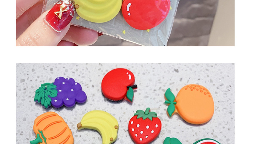 Fashion Color Banana Strawberry Pineapple Grape Children Water Bangs Sticker,Kids Accessories