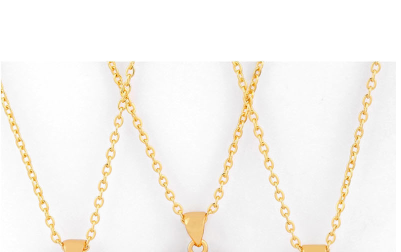Fashion Black Micro-set Zircon Eye Love Tassel Necklace,Necklaces
