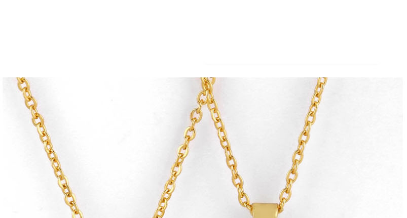 Fashion Golden 18k Gold Plated Cross Cutout Necklace,Necklaces