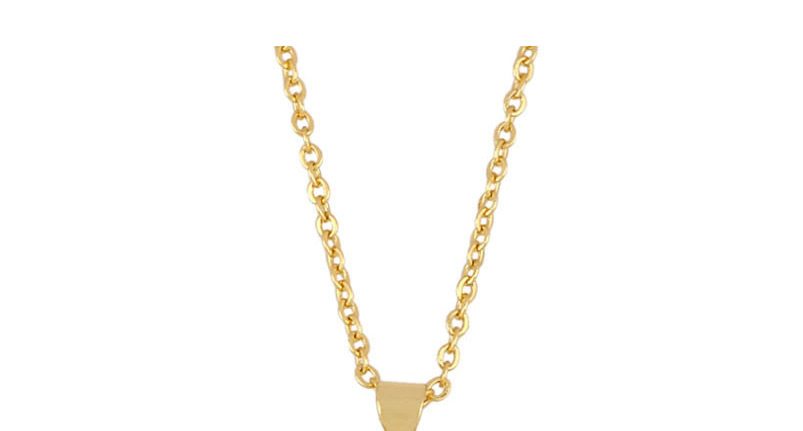 Fashion Golden 18k Gold Plated Cross Cutout Necklace,Necklaces