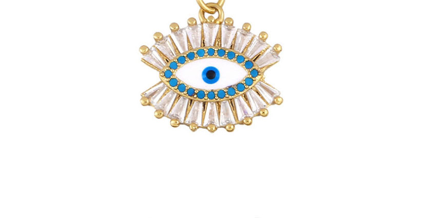 Fashion Golden Oil Drop Diamond Bead Alloy Necklace,Necklaces