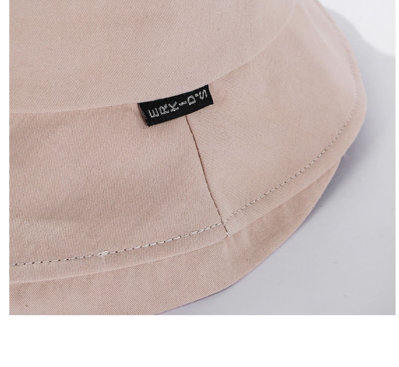 Fashion Pink English Small Logo Stitching Fisherman Hat,Sun Hats