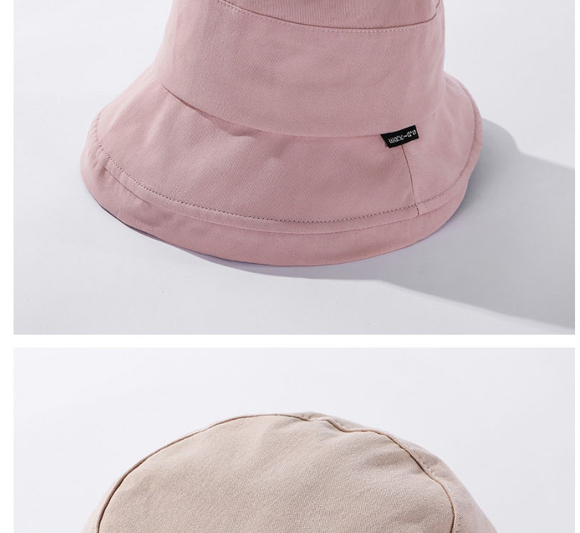 Fashion Beige English Small Logo Stitching Fisherman Hat,Sun Hats