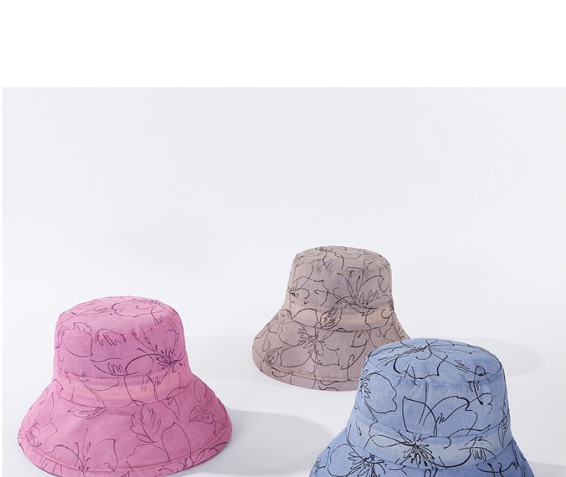 Fashion Pink Foldable Fisherman Hat,Sun Hats