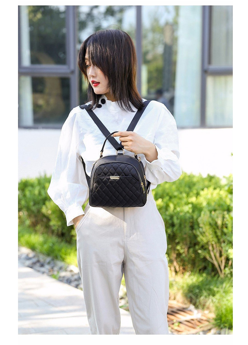 Fashion Black Waterproof Nylon Cloth Rhombus Diagonal Shoulder Bag,Handbags