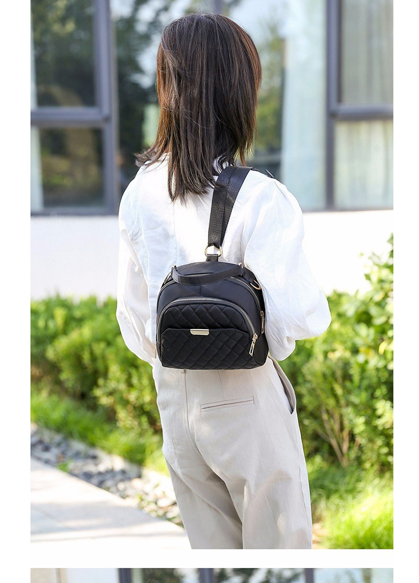 Fashion Black Waterproof Nylon Cloth Rhombus Diagonal Shoulder Bag,Handbags