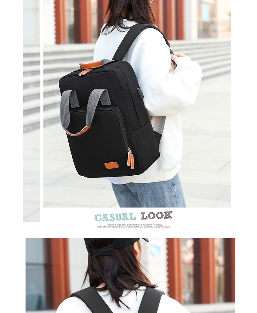 Fashion Light Grey Canvas Monogram Backpack,Backpack