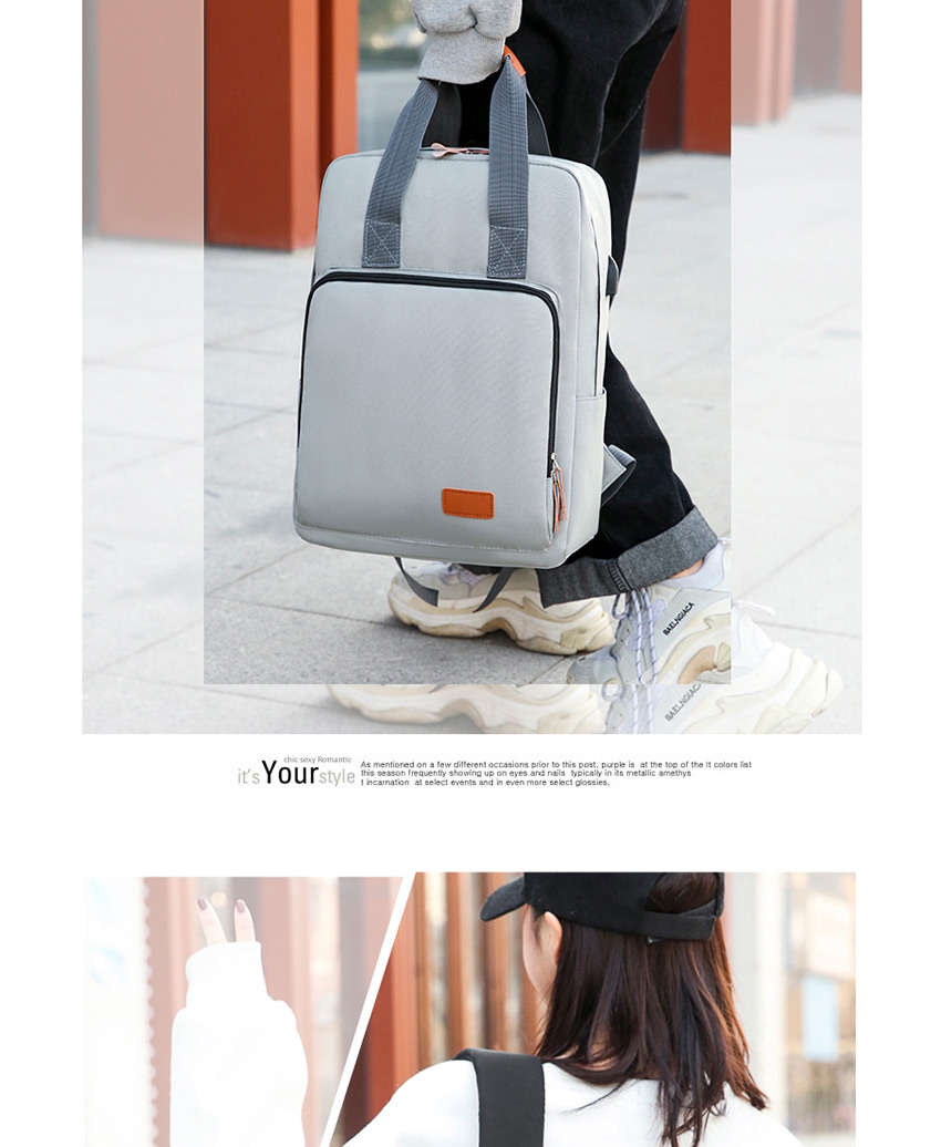 Fashion Black Canvas Monogram Backpack,Backpack