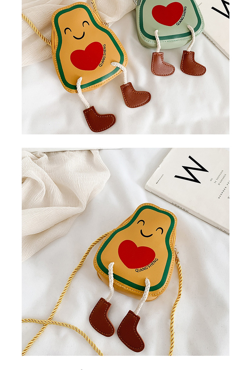 Fashion Light Brown Carrot Emoji Caring Children Diagonal Package,Shoulder bags