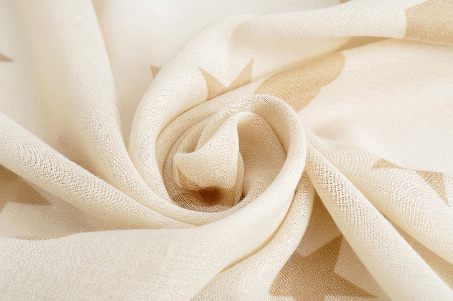 Fashion Gray Love Star Print Stitching Contrast Shawl Sun Towel,Thin Scaves