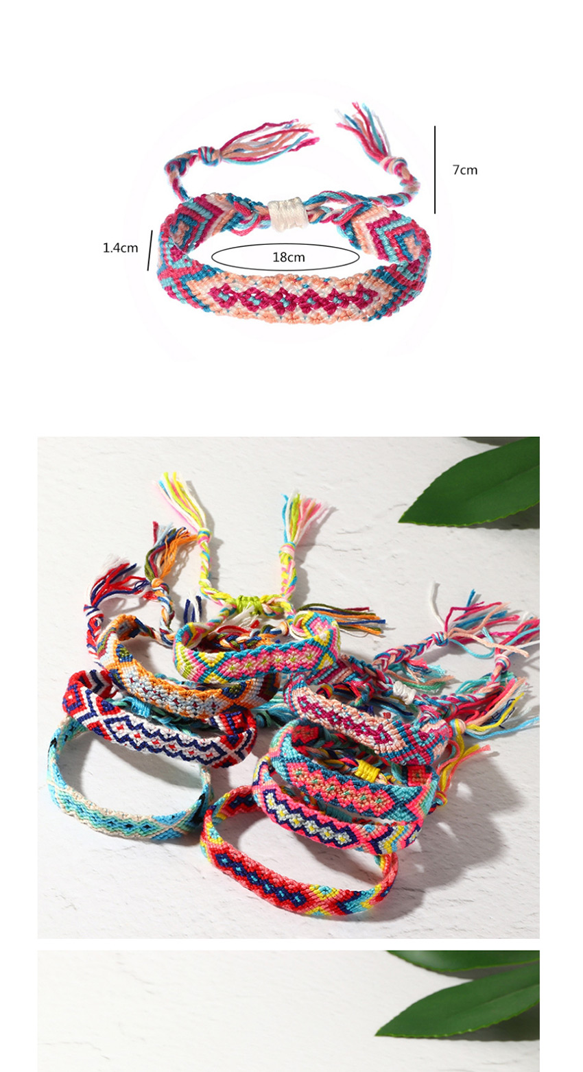 Fashion Color Mixing Hand-knit Contrast Tassel Bracelet,Fashion Bracelets