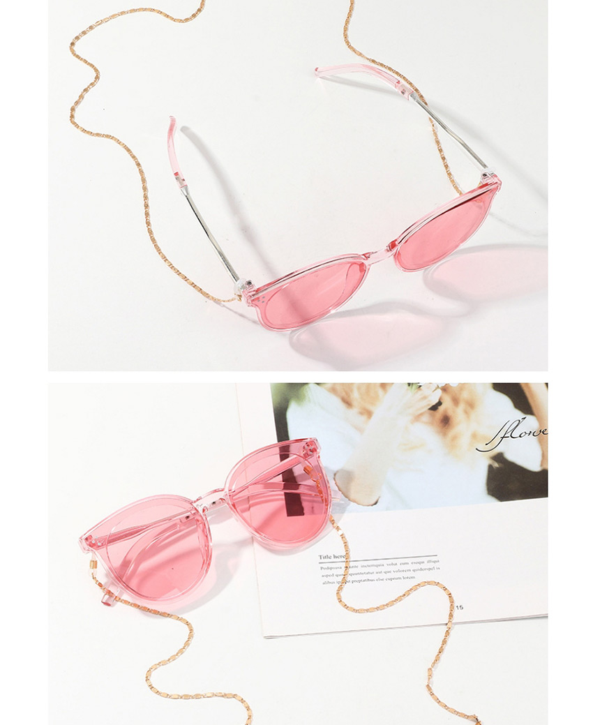 Fashion Pink Chain Hanging Neck Metal Chain Sunglasses Snow Chain,Sunglasses Chain