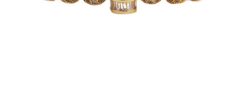 Fashion Gun Black Diamond Crown Micro Ball Bracelet,Bracelets