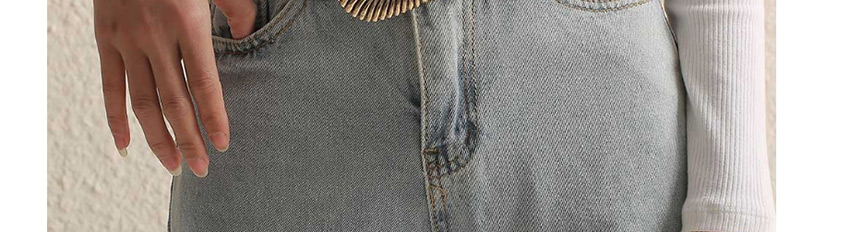Fashion Black Pu Leather Alloy Belt Buckle Embossed Belt,Thin belts