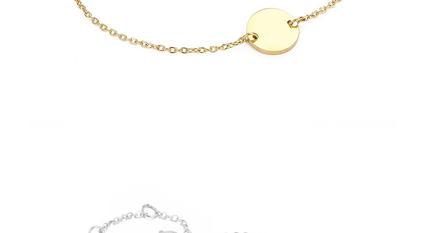 Fashion Golden Stainless Steel Carved Penguin Geometric Round Bracelet 9mm,Bracelets