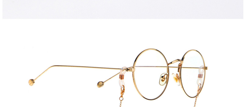 Fashion Golden Oval Pearl Copper Copper Chain,Sunglasses Chain