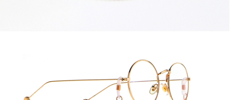 Fashion Golden Color-preserving Non-fading Peach Heart Turquoise Glasses Chain,Sunglasses Chain