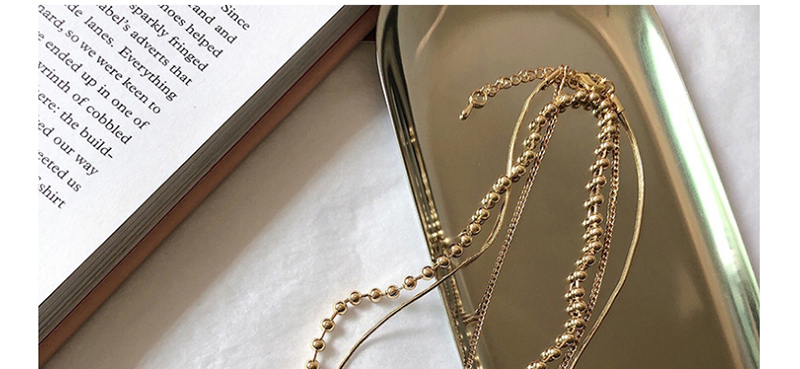 Fashion Silver Multilayer Disc Necklace,Multi Strand Necklaces