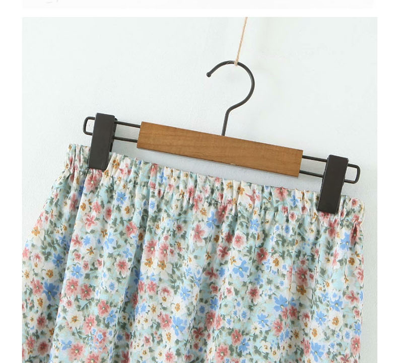 Fashion Photo Color Flower Print Skirt,Skirts