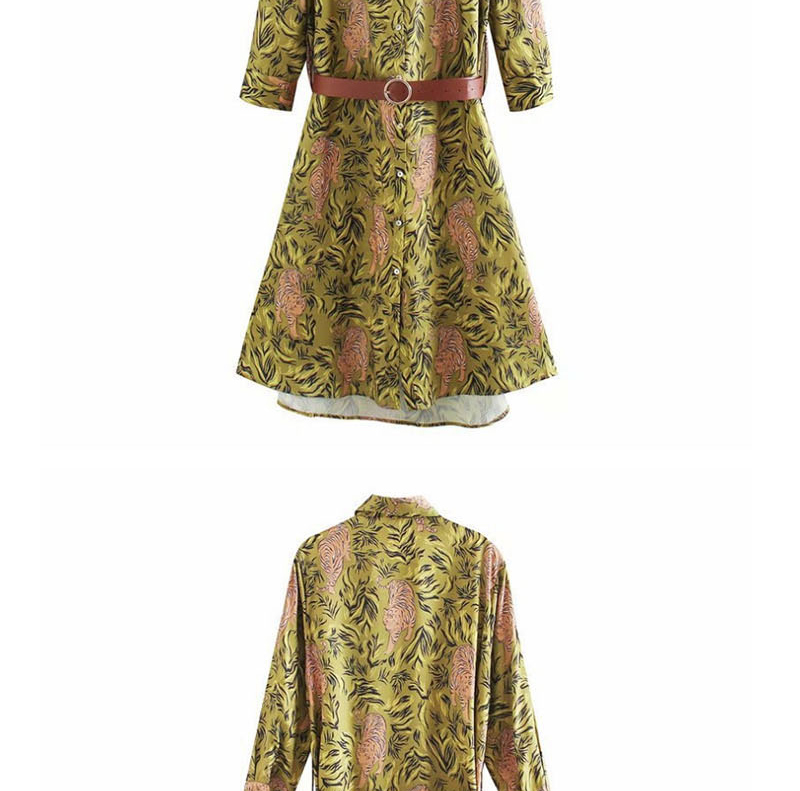 Fashion Photo Color Silk Satin Flower Print Dress,Mini & Short Dresses