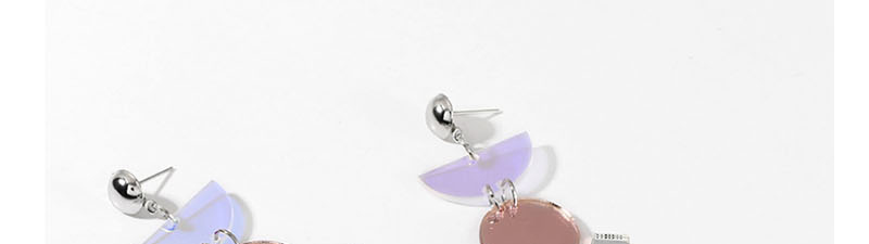 Fashion Transparent Color Colorful Geometric Earrings,Drop Earrings