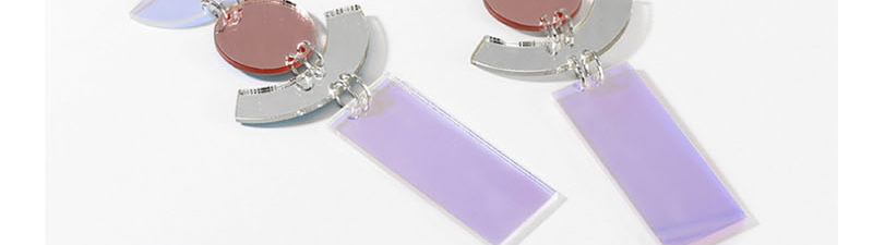 Fashion Transparent Color Colorful Geometric Earrings,Drop Earrings
