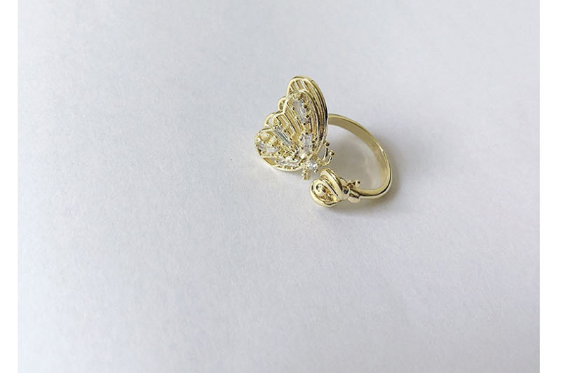 Fashion Prime Circle Bow Gold Butterfly Ring,Fashion Rings