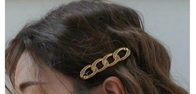 Fashion Golden One Chain Twist Hairpin,Hairpins