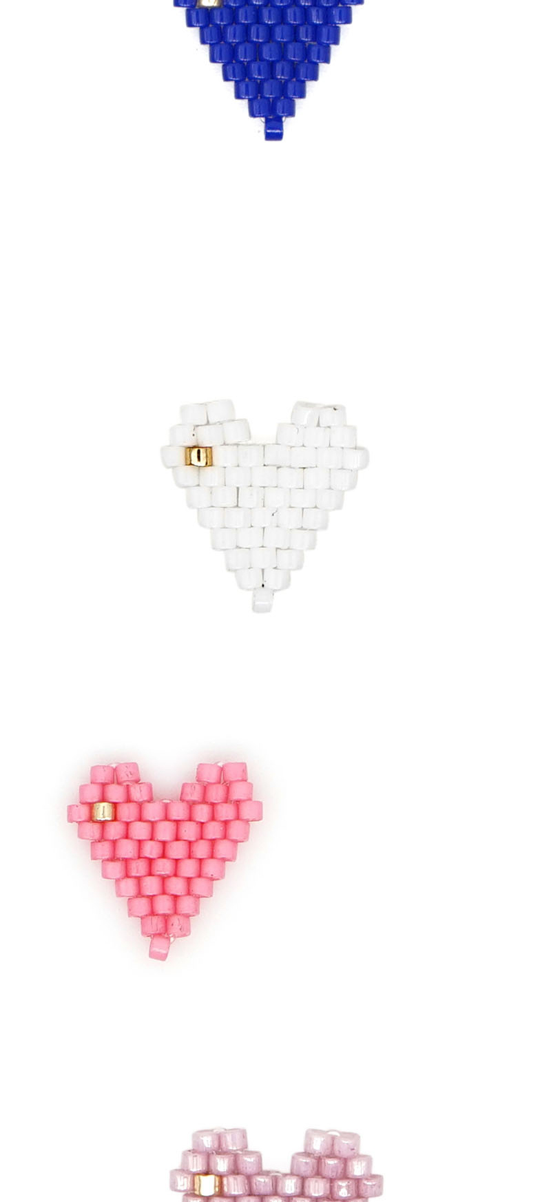 Fashion Pink Bead Woven Love Accessories,Jewelry Findings & Components