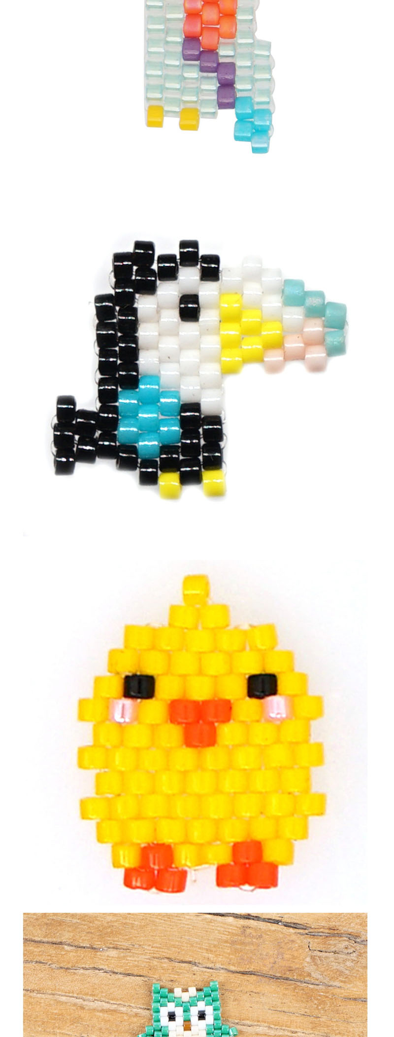 Fashion Yellow Duck Bead Woven Bird Accessories,Jewelry Findings & Components