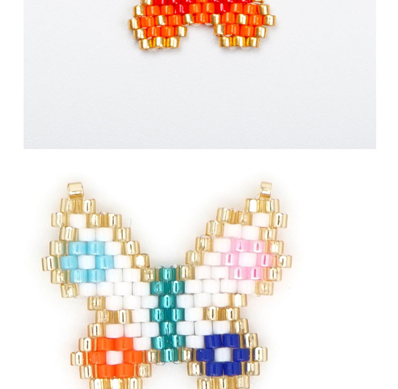 Fashion White Insect Series Mizhu Woven Beaded Accessories,Jewelry Findings & Components