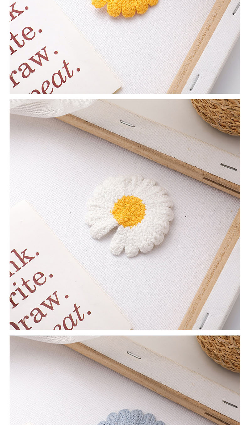 Fashion Two Flowers Yellow + White Flower Hairpin,Hairpins