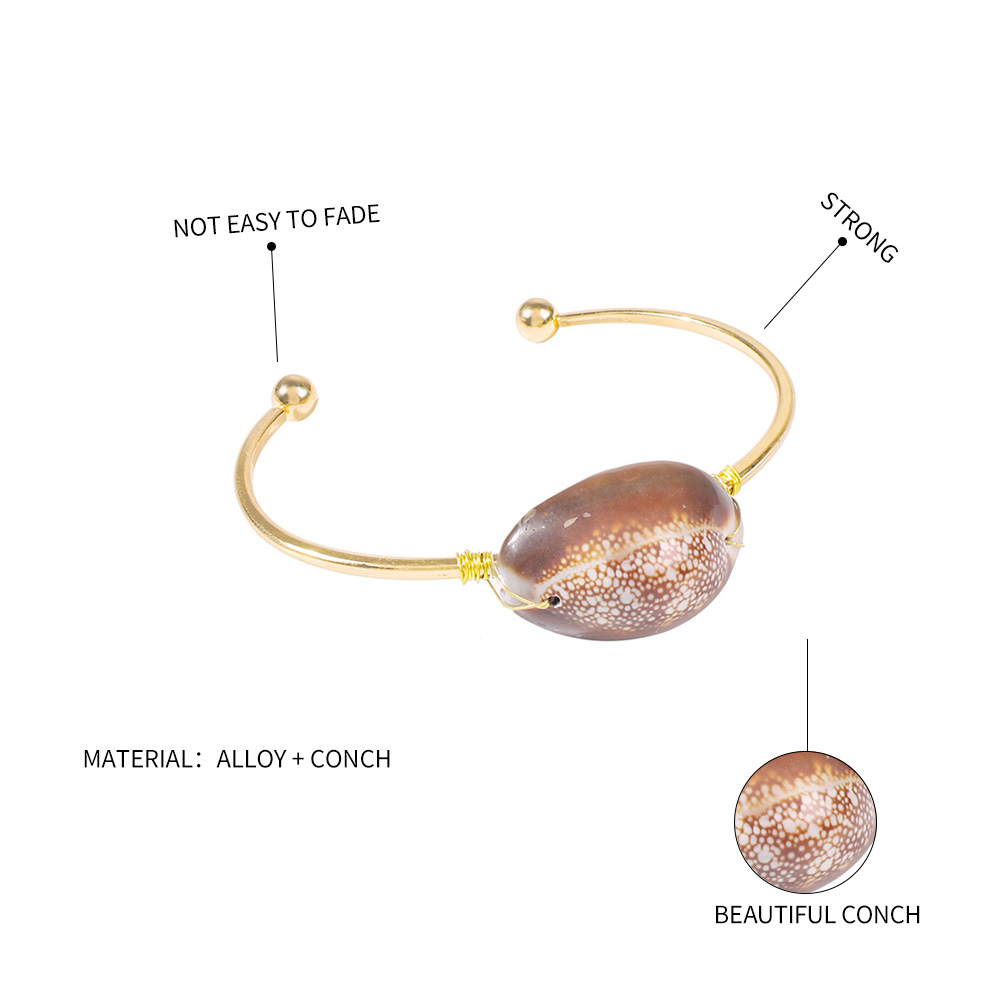 Fashion Conch Alloy Shell Conch Opening Bracelet,Fashion Bangles