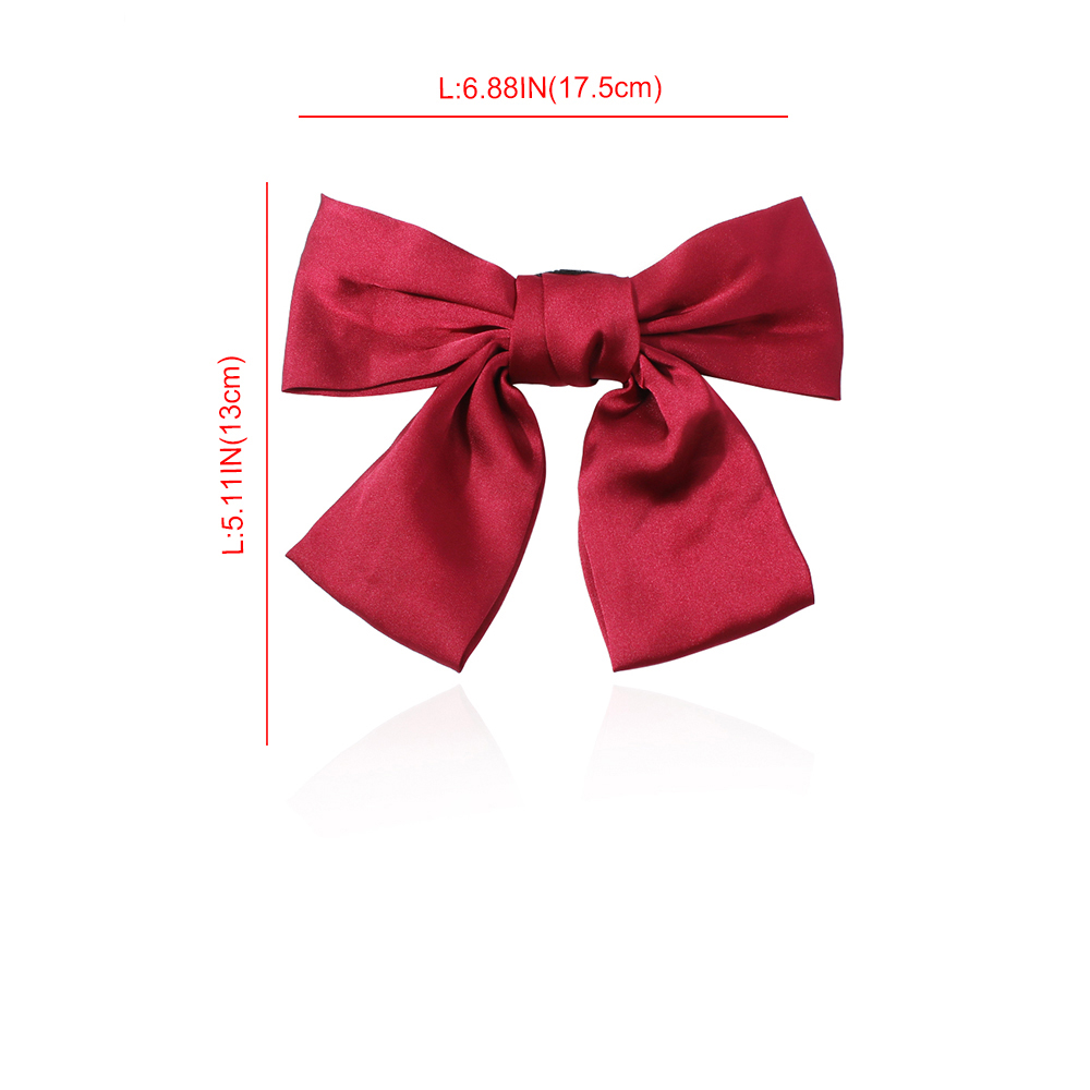 Fashion Wine Red Cloth Bow Hairpin,Hairpins