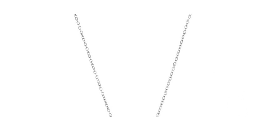 Fashion Golden Stainless Steel Engraved Geometric Adjustable Necklace 13mm,Necklaces