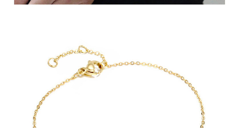Fashion Rose Gold-shark Titanium Steel Plated Stainless Steel Geometric Round Carved Animal Bracelet 9mm,Bracelets