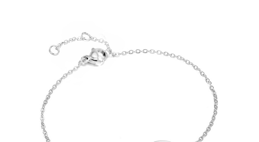 Fashion Golden Titanium Steel Stainless Steel Carved Dolphin Geometric Round Bracelet 13mm,Bracelets