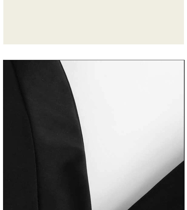 Fashion Black Top V-neck Stitching Solid Color Swimsuit Top,Bikini Sets
