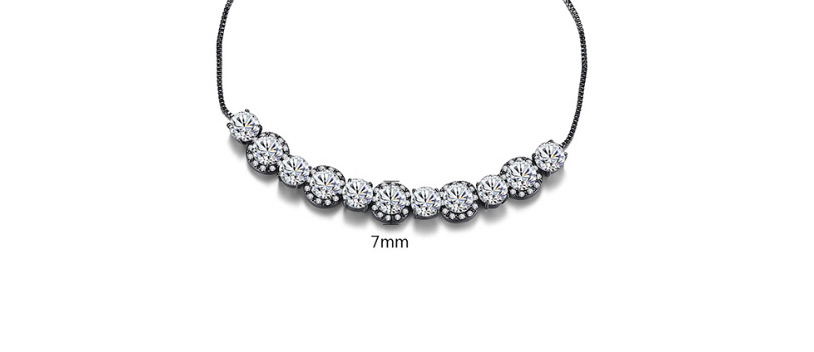 Fashion Platinum Brass Zirconium Geometric Adjustable Pullout Bracelet,Bracelets