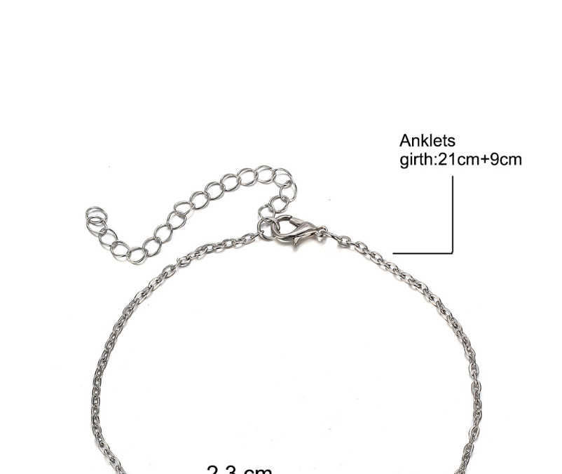 Fashion Off-white Rice Beads Hand-woven Pentagram Tassel Bracelet,Fashion Anklets