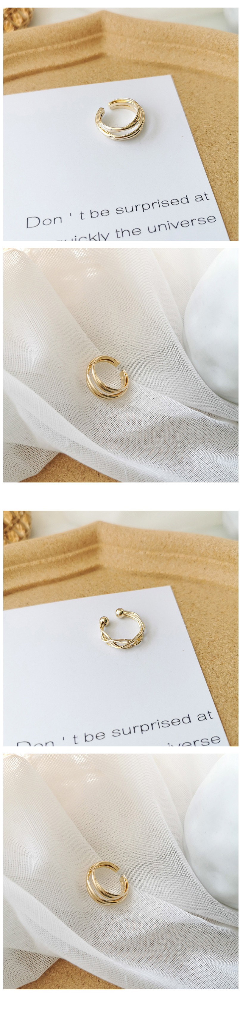 Fashion Gold Single 16mm Color Retaining Stainless Steel Geometric Round Earrings,Fashion Rings