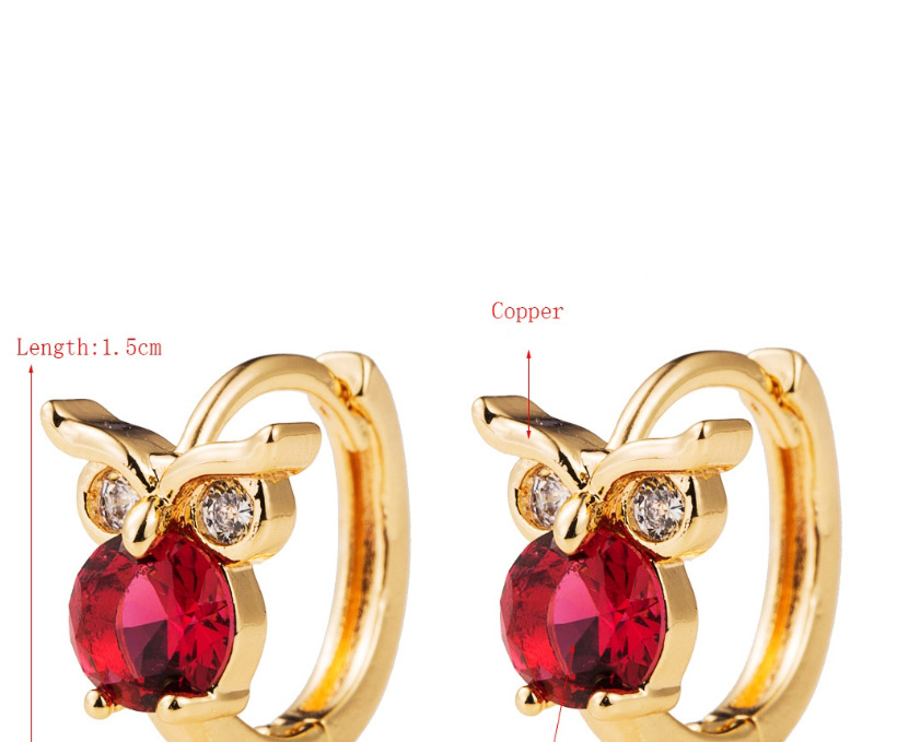 Fashion Red Handmade Stretch Crystal Gemstone Diamond Bracelet,Earrings