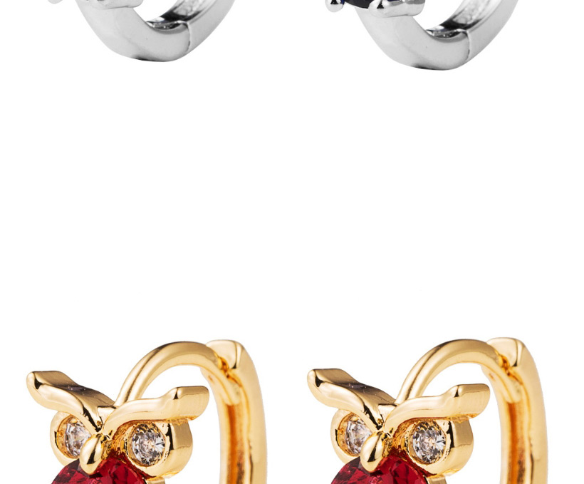 Fashion Red Handmade Stretch Crystal Gemstone Diamond Bracelet,Earrings
