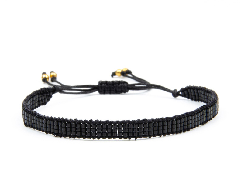 Fashion Navy Hand-woven Beaded Real Gold Plated Double Copper Bead Bracelet,Fashion Bracelets