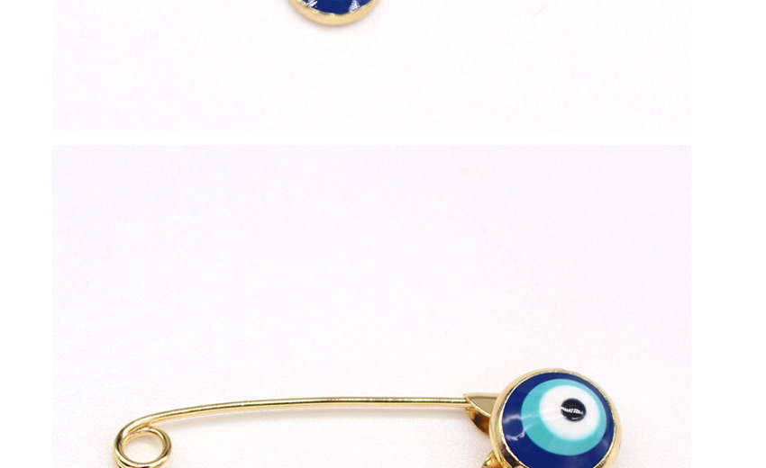 Fashion Awl silver Dripping round eye awl geometric alloy pin,Korean Brooches