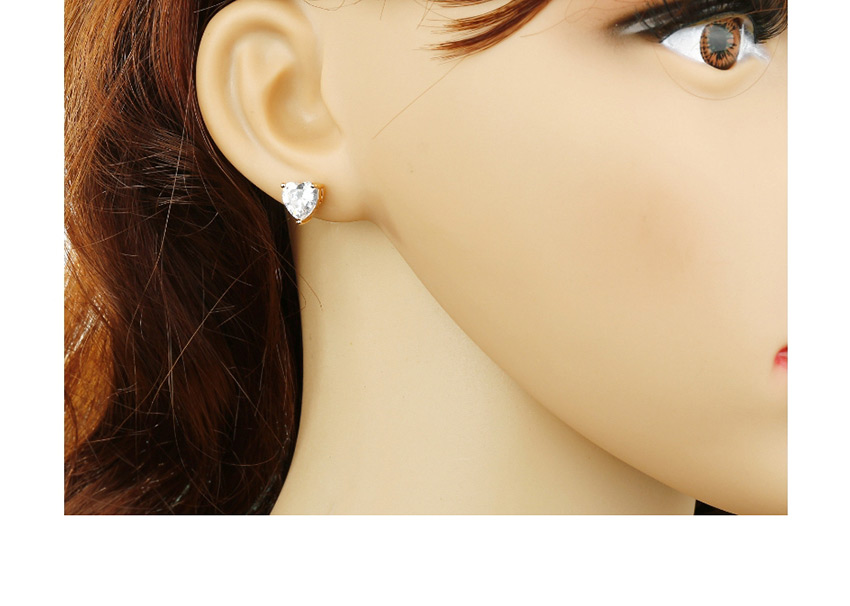 Fashion Golden Pearl Geometric Round Pin Earrings,Earrings