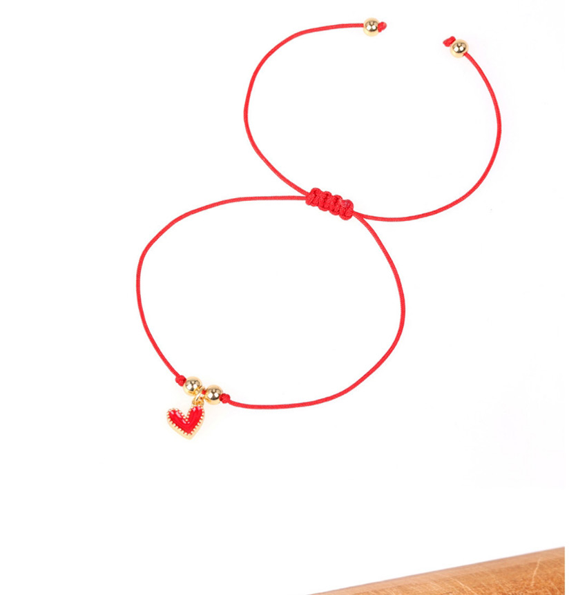 Fashion Rose Red Printed Rabbit Ear Bowel Elastic Hair Rope,Bracelets