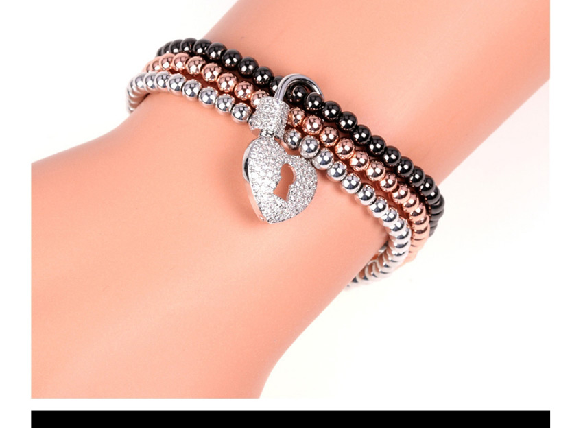 Fashion Silver Alloy Butterfly Water Beads Hollow Anklet,Bracelets