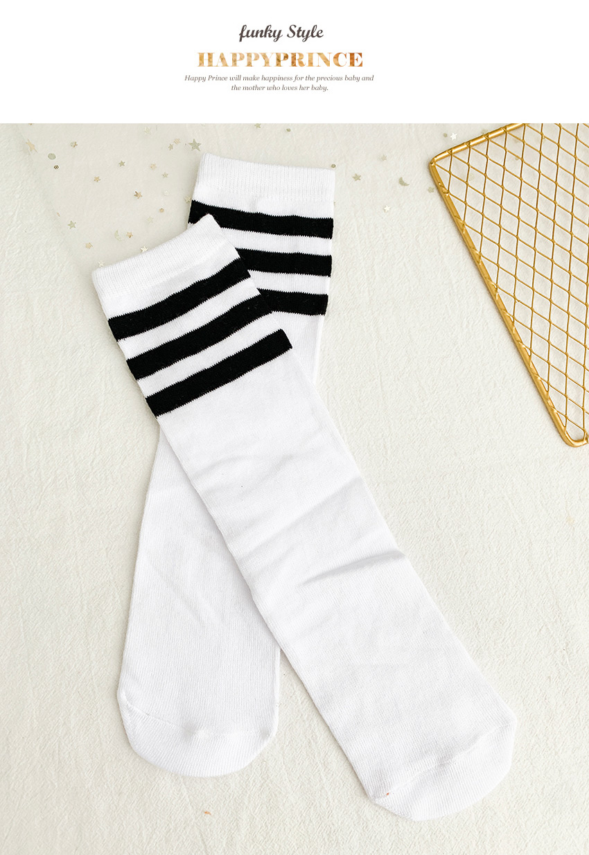 Fashion White Striped Stockings,Fashion Socks