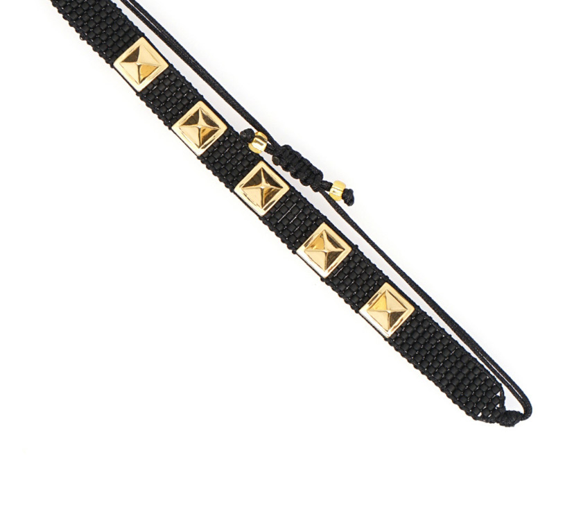 Fashion White Drop-shaped Resin Small Fringe Pull Fine Bracelet,Beaded Bracelet